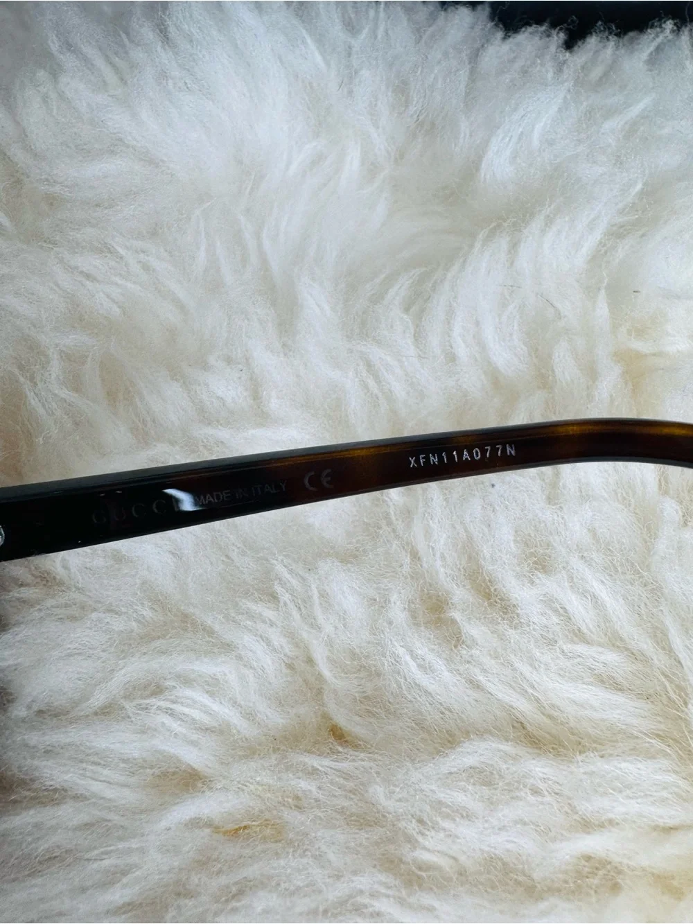 Original Gucci Oversized Tortoiseshell Sunglasses with Brown GradientLes